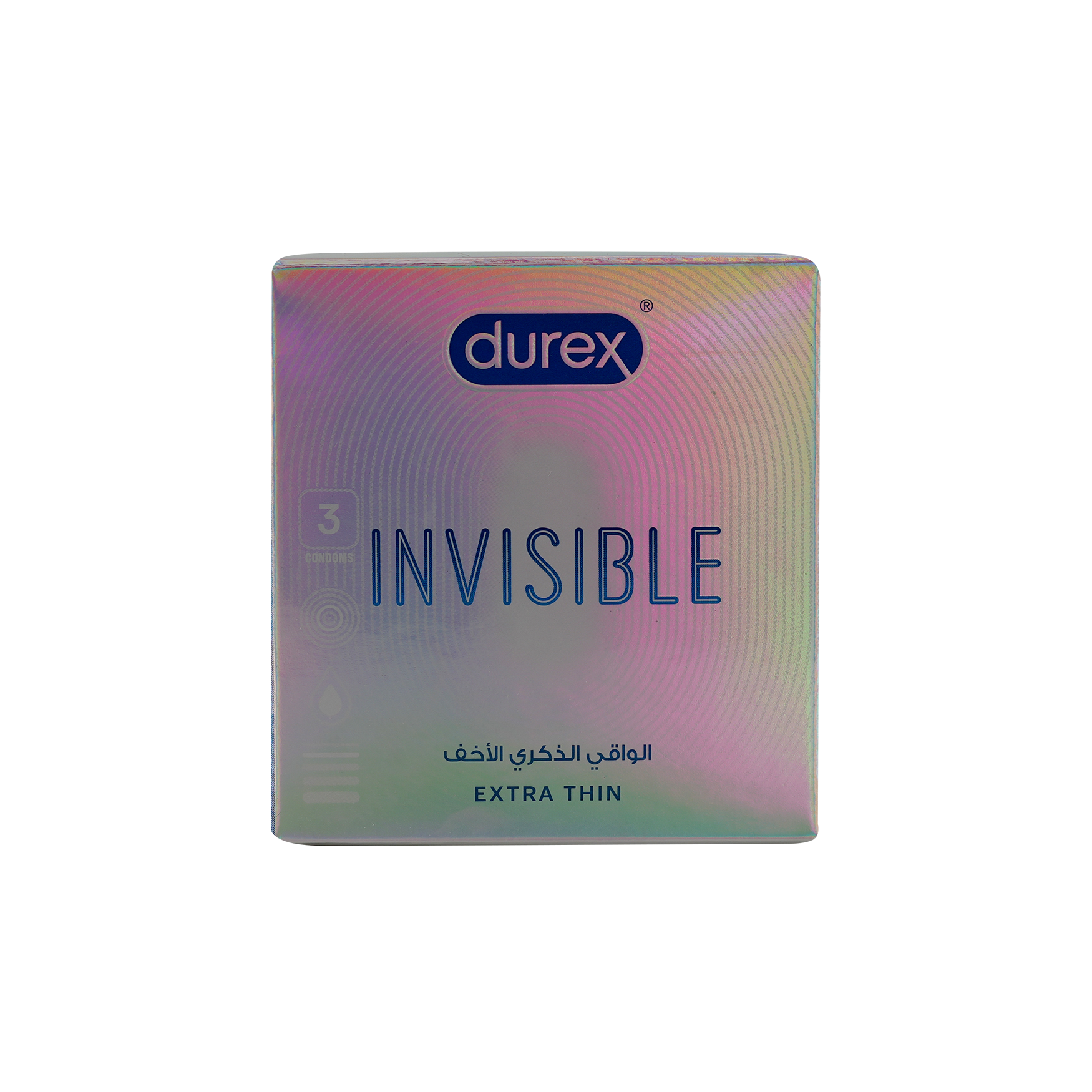 DUREX CONDOM INVISIBLE EXTRA SENSITIVE 3S