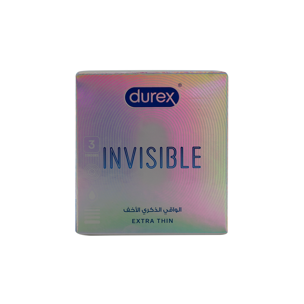 DUREX CONDOM INVISIBLE EXTRA SENSITIVE 3S