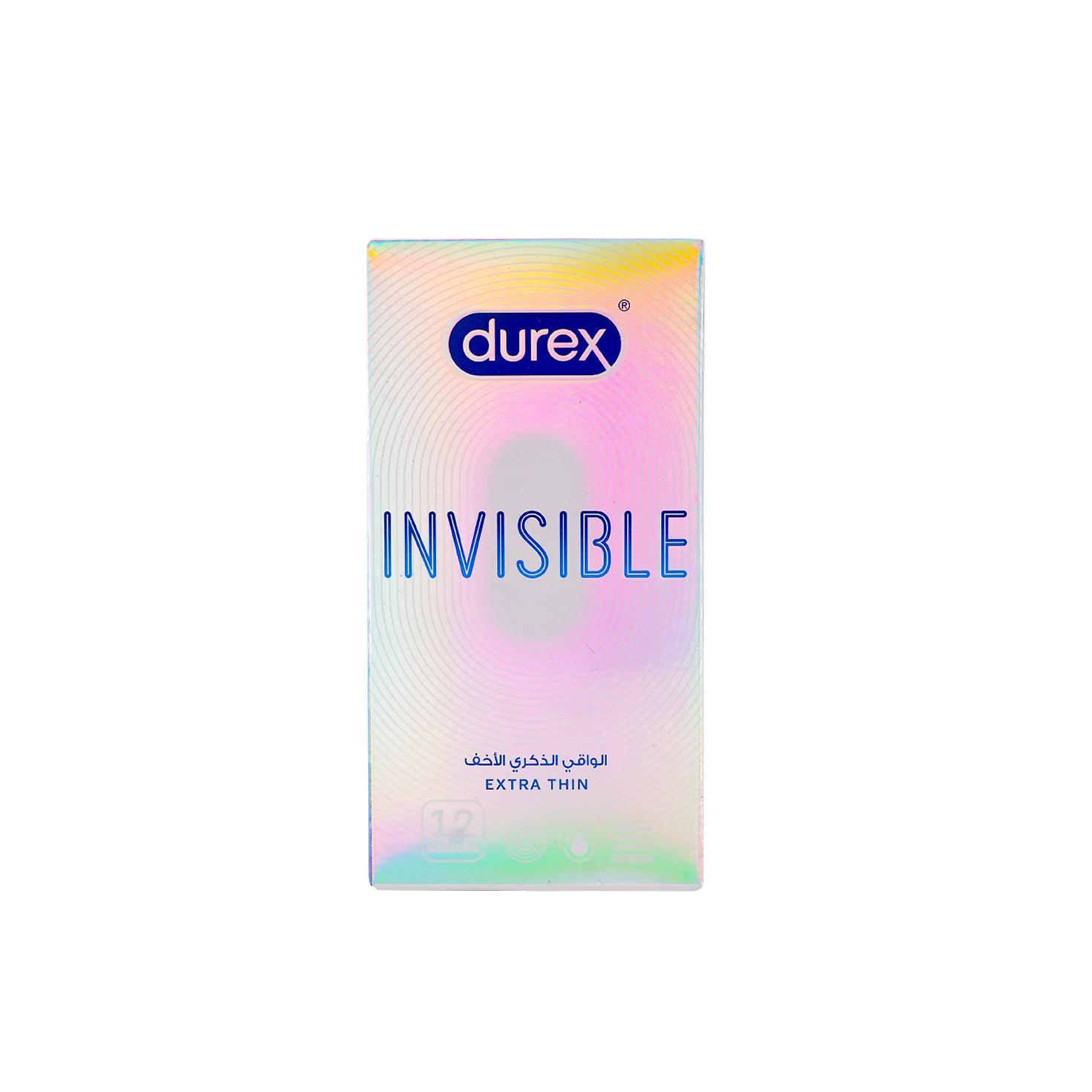 DUREX CONDOM INVISIBLE EXTRA THIN 12S