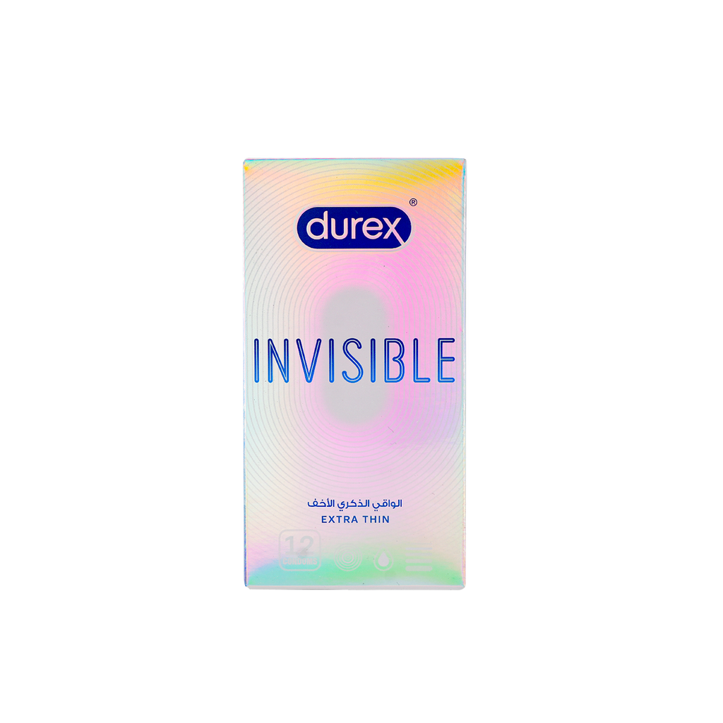 DUREX CONDOM INVISIBLE EXTRA THIN 12S