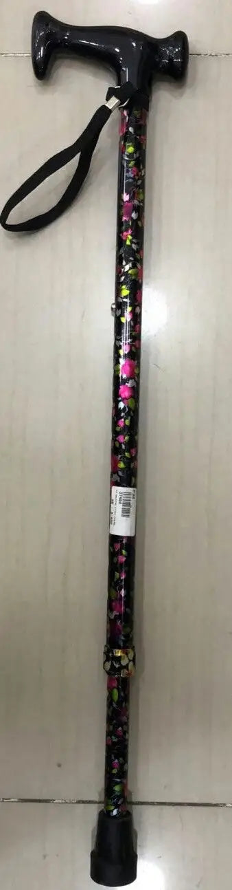 Pharmazone Walking Stick Adjustable Black FS939L