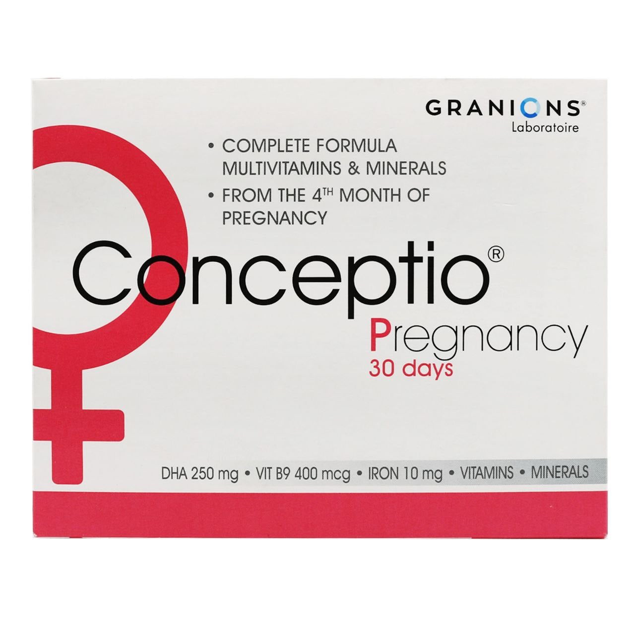 CONCEPTIO PREGNANCY 30 DAYS