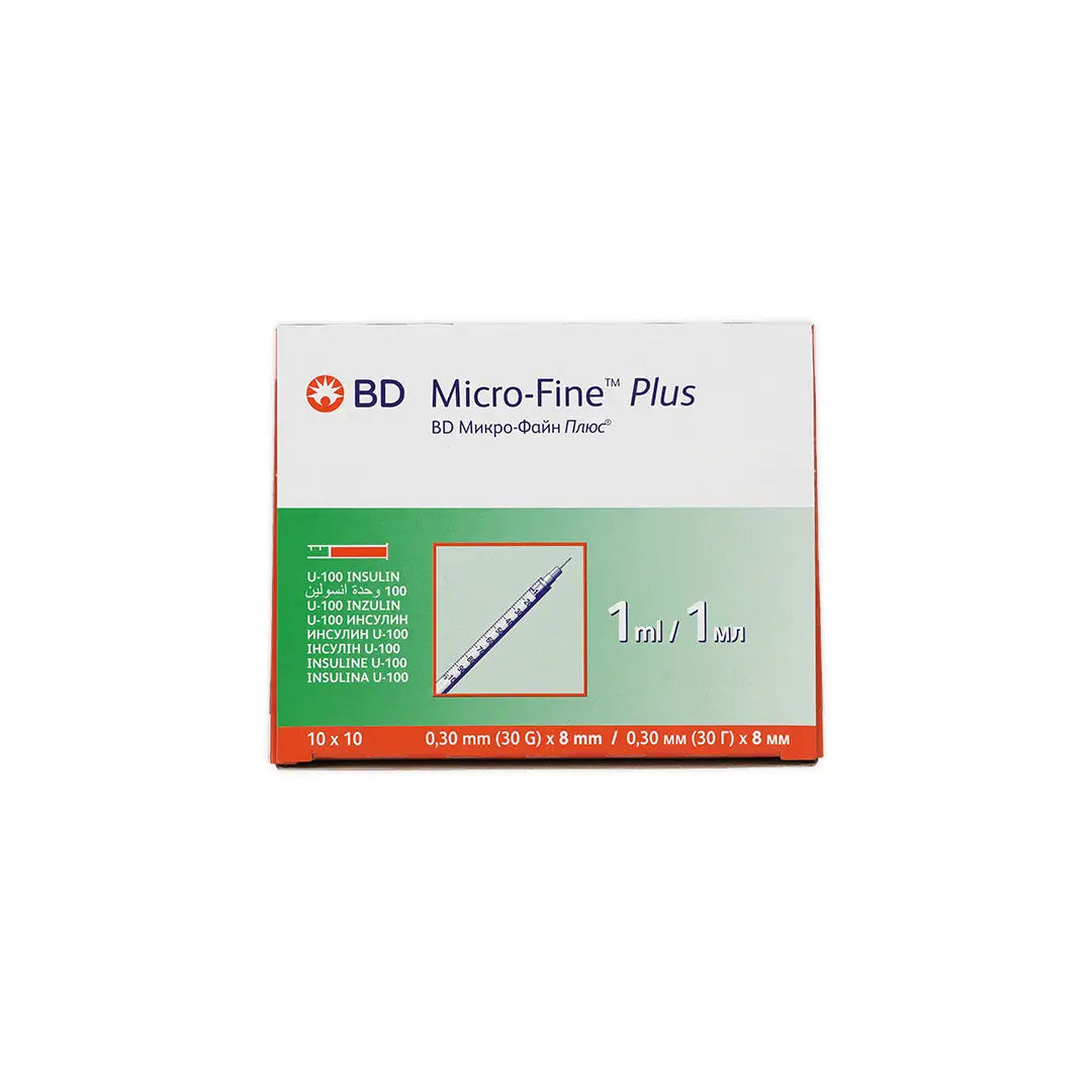 37543-BD Micro-Fine Syringe 1ml 8mmx30G 100pcs