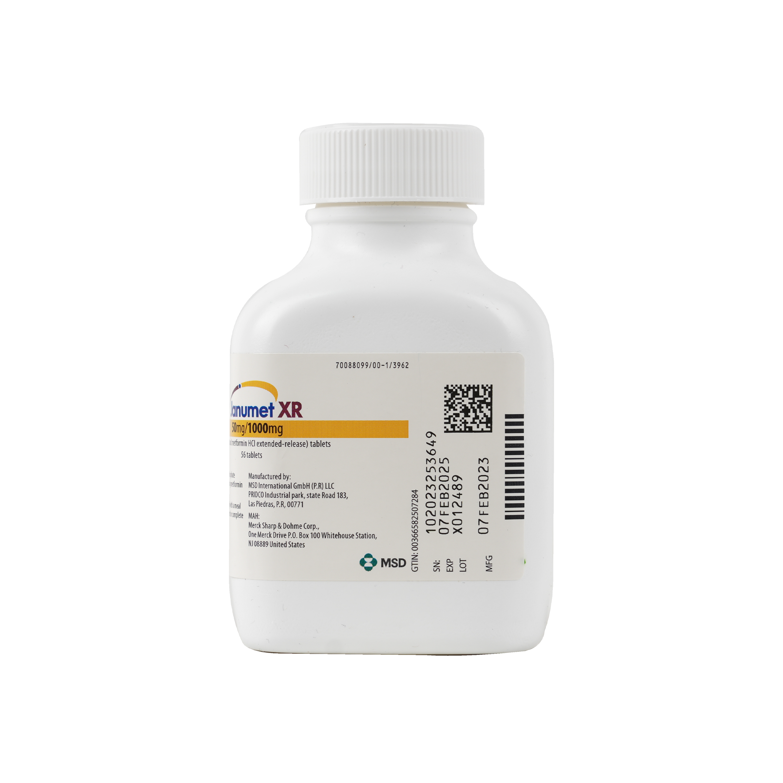 JANUMET XR 50/1000 MG 56 TAB