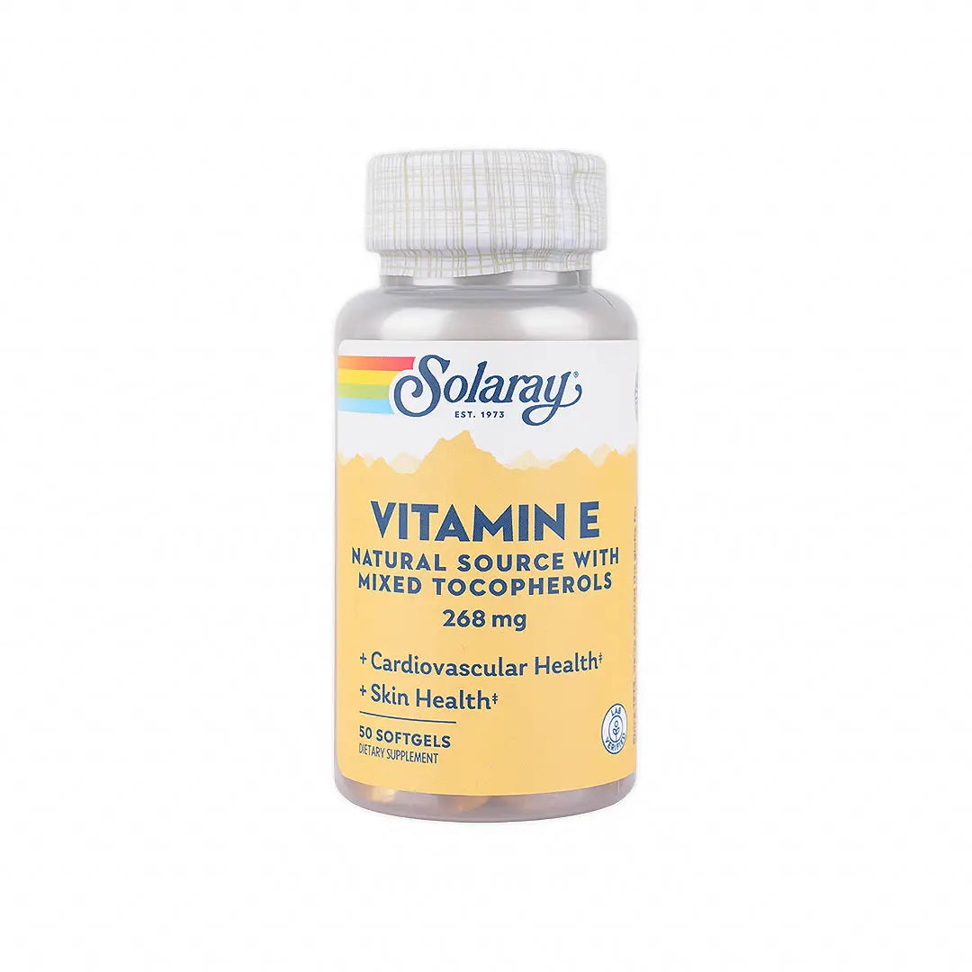 37552-Solaray Vitamin E 268mg 50 Softgels