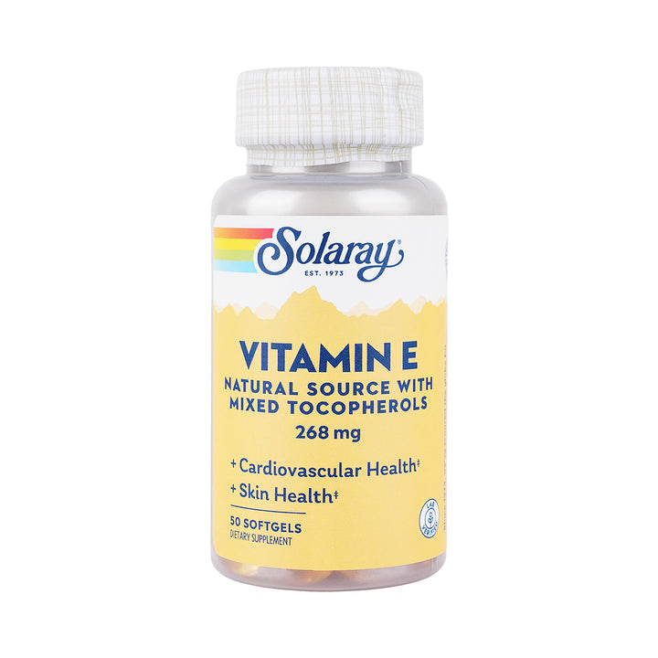 37552-Solaray Vitamin E 268mg 50 Softgels