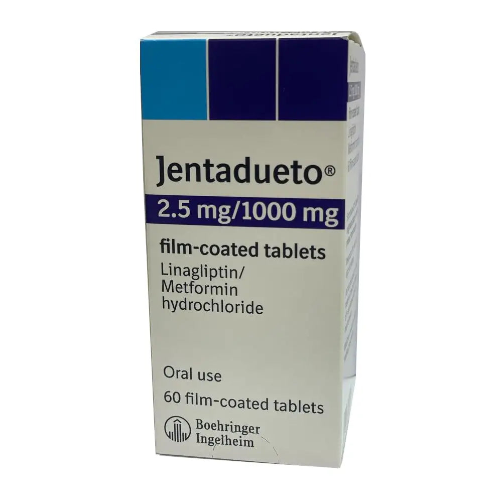 Jentadueto 2.5Mg/1000Mg 60 Tablets