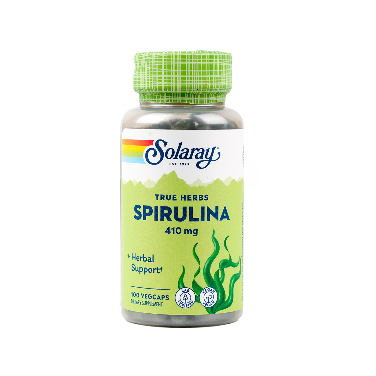 Solaray Spirulina 410mg 100vegcap