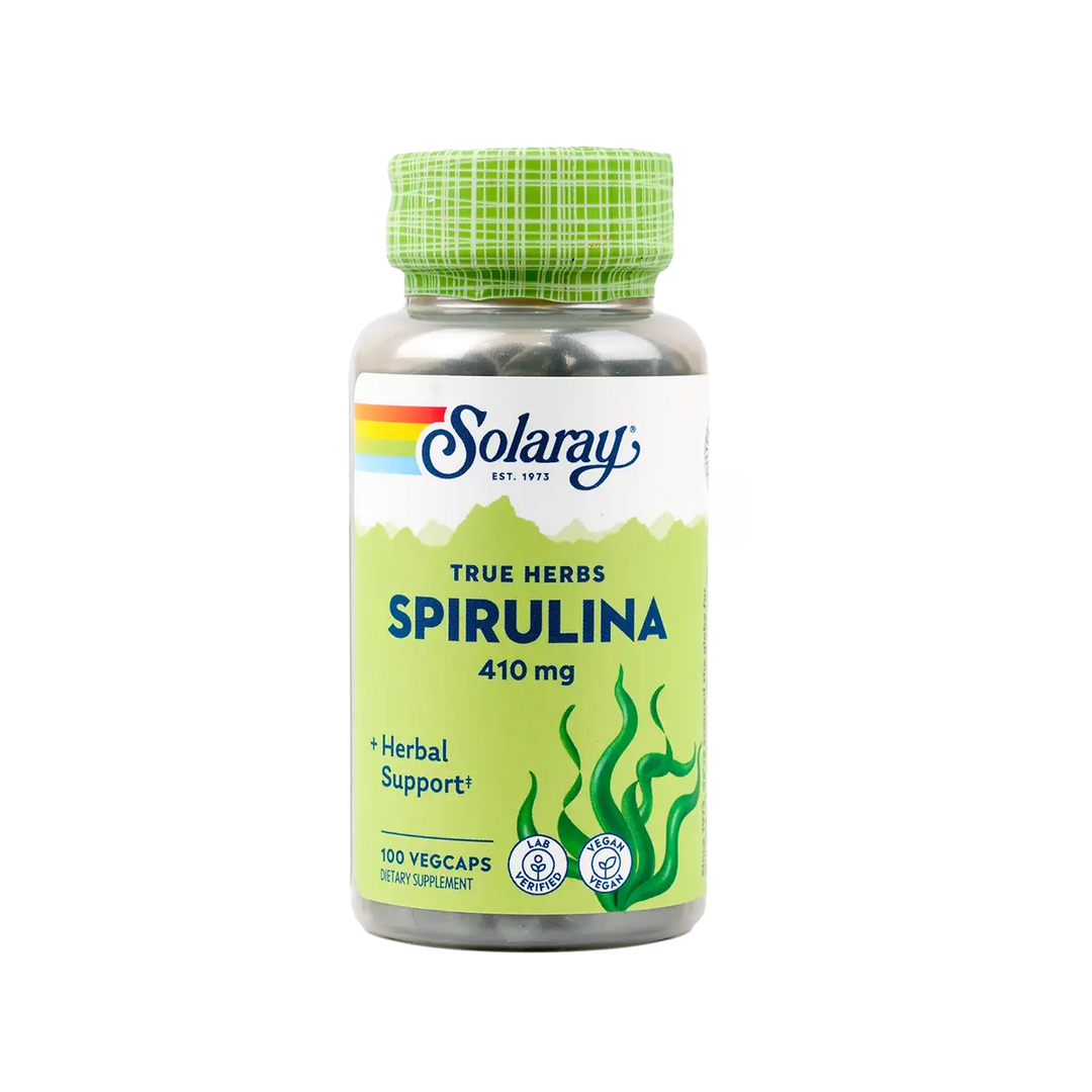 37714-Solaray Spirulina 410mg 100vegcap