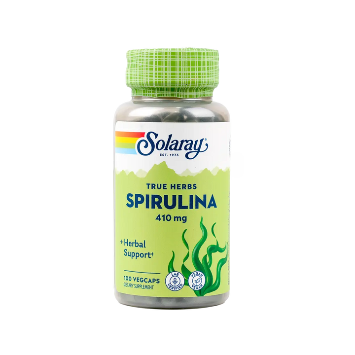 37714-Solaray Spirulina 410mg 100vegcap