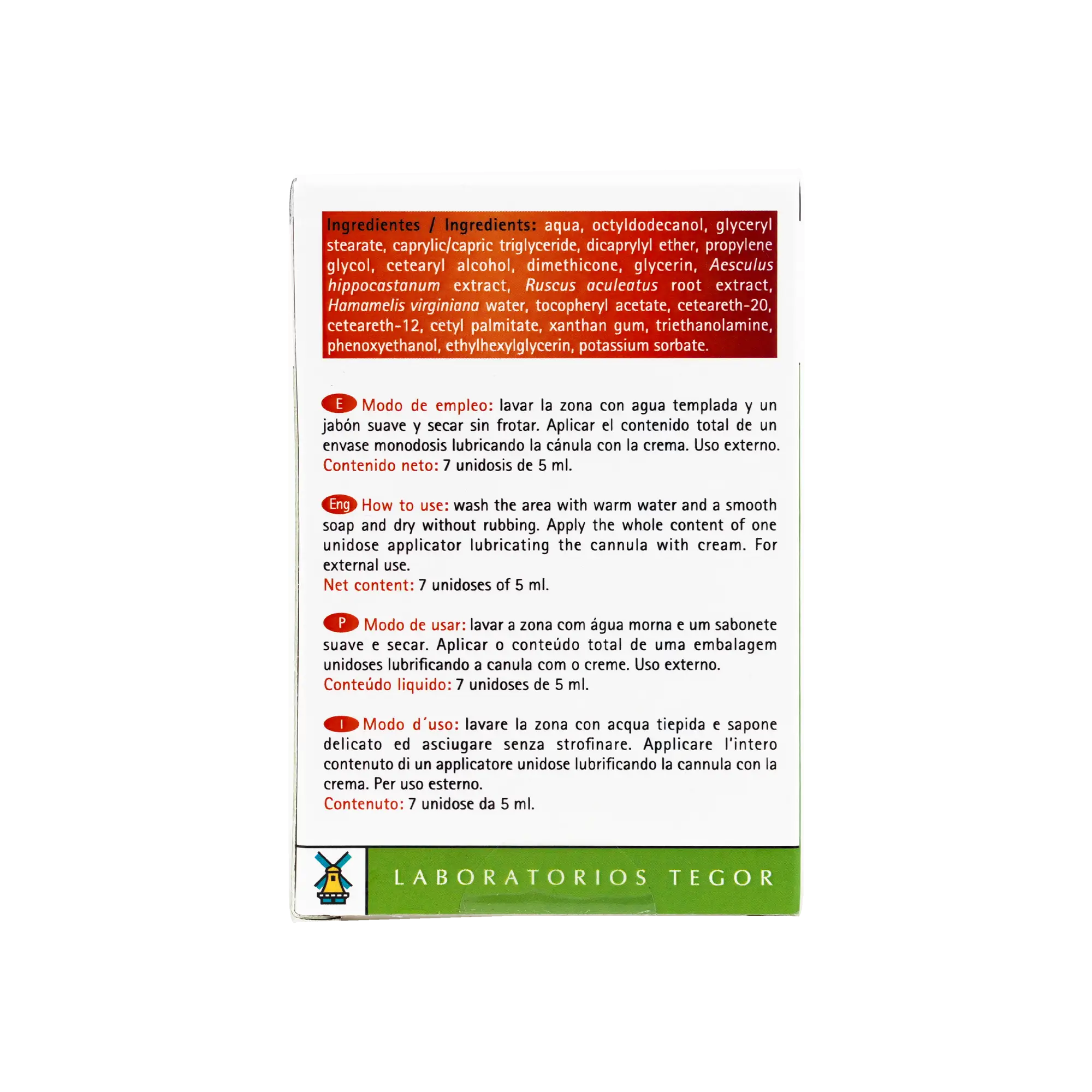 Hemoter Gel 7 Unidoses Of 5Ml