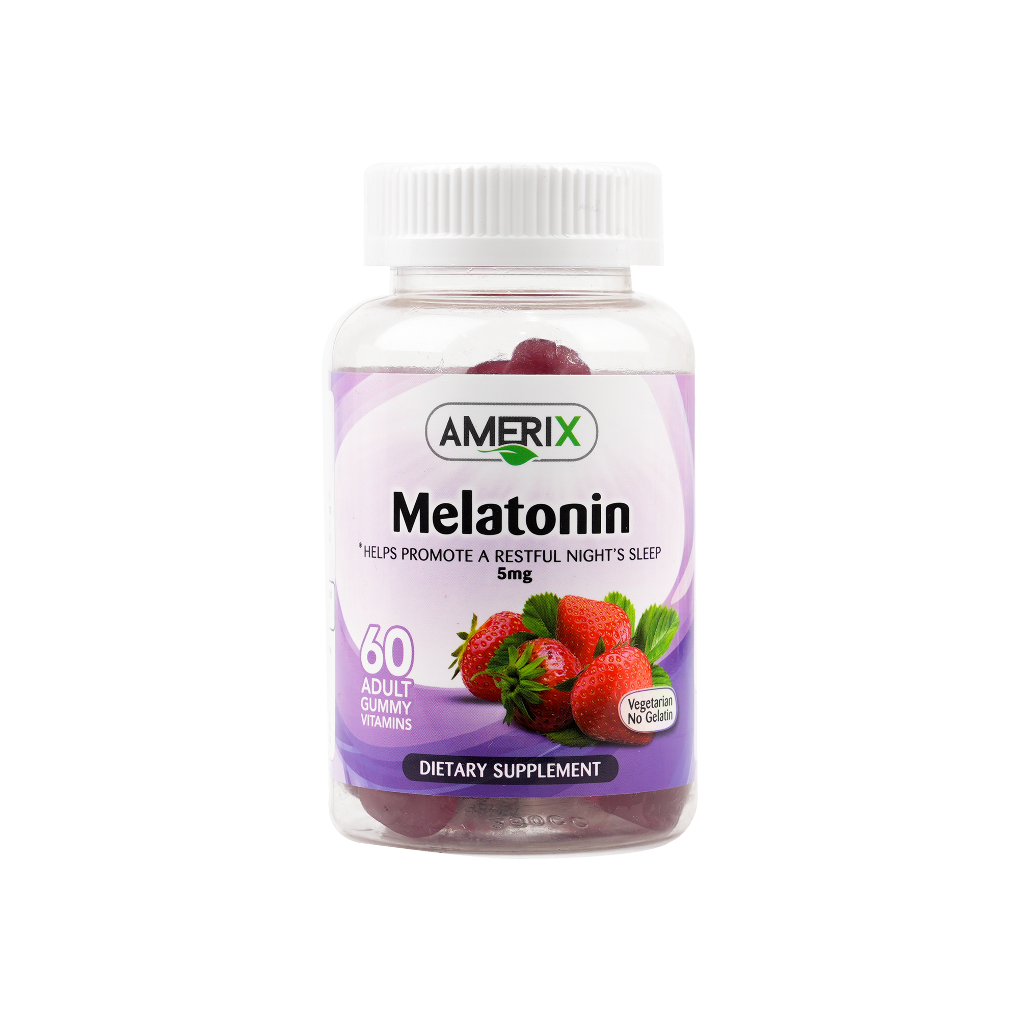 AMERIX GUMMY MELATONIN 5MG ADULTS 60PCS