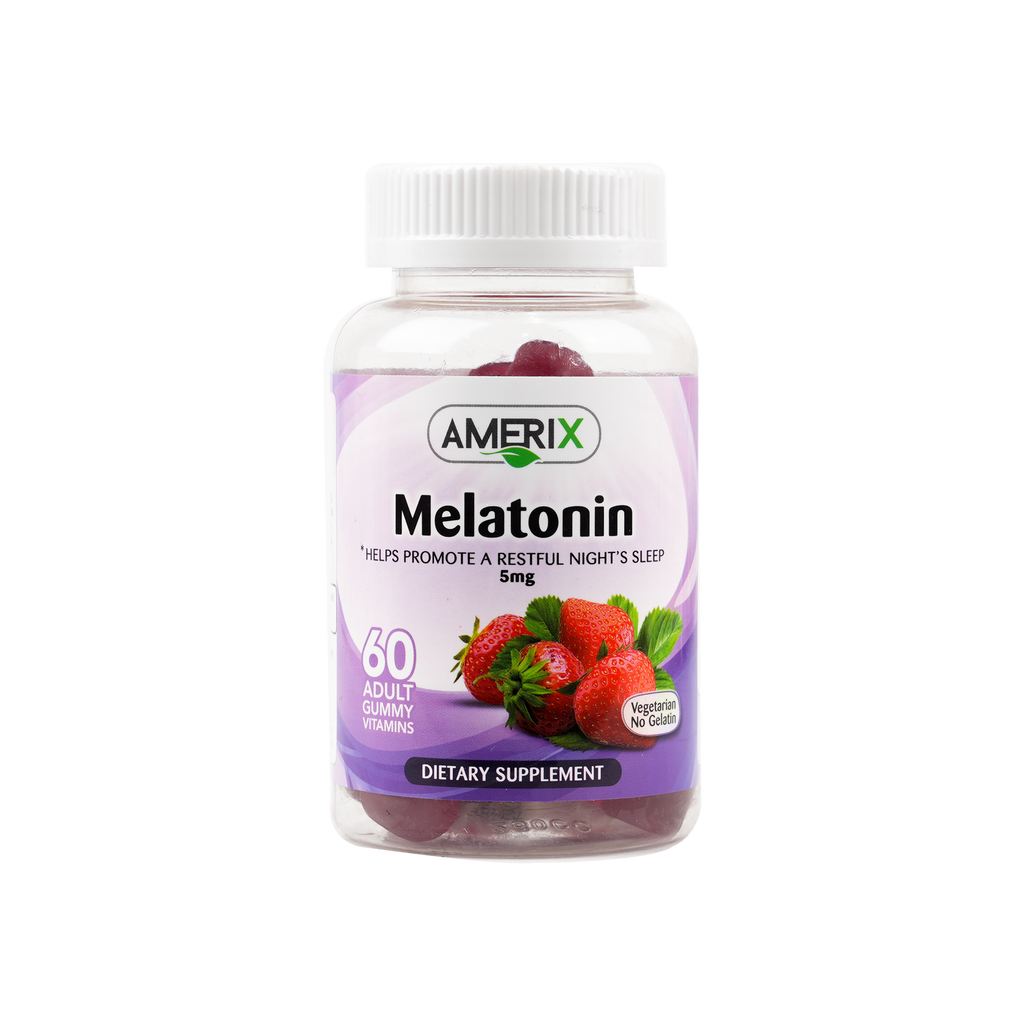 AMERIX GUMMY MELATONIN 5MG ADULTS 60PCS