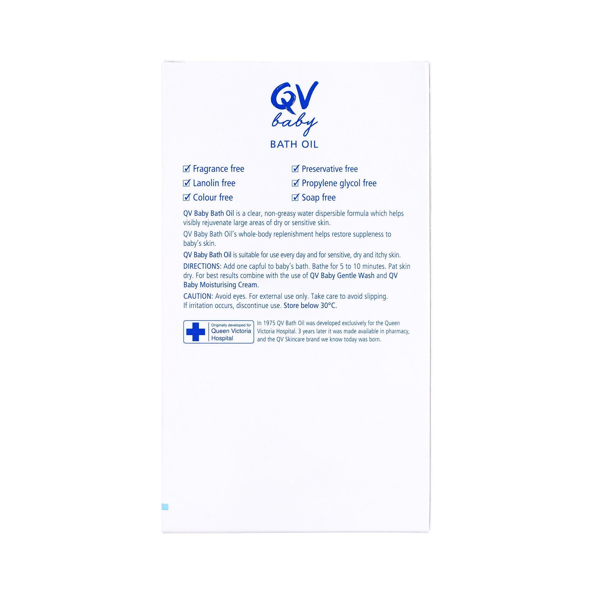 37749-QV Baby Bath Oil 250Ml +3