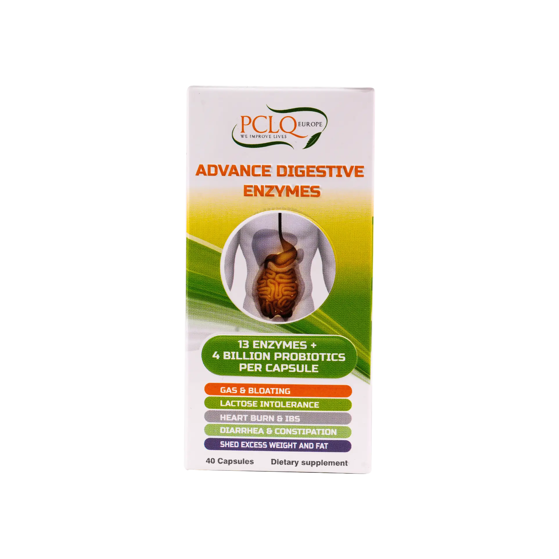 Pclq Advance Digestive Enzymes 40Cap