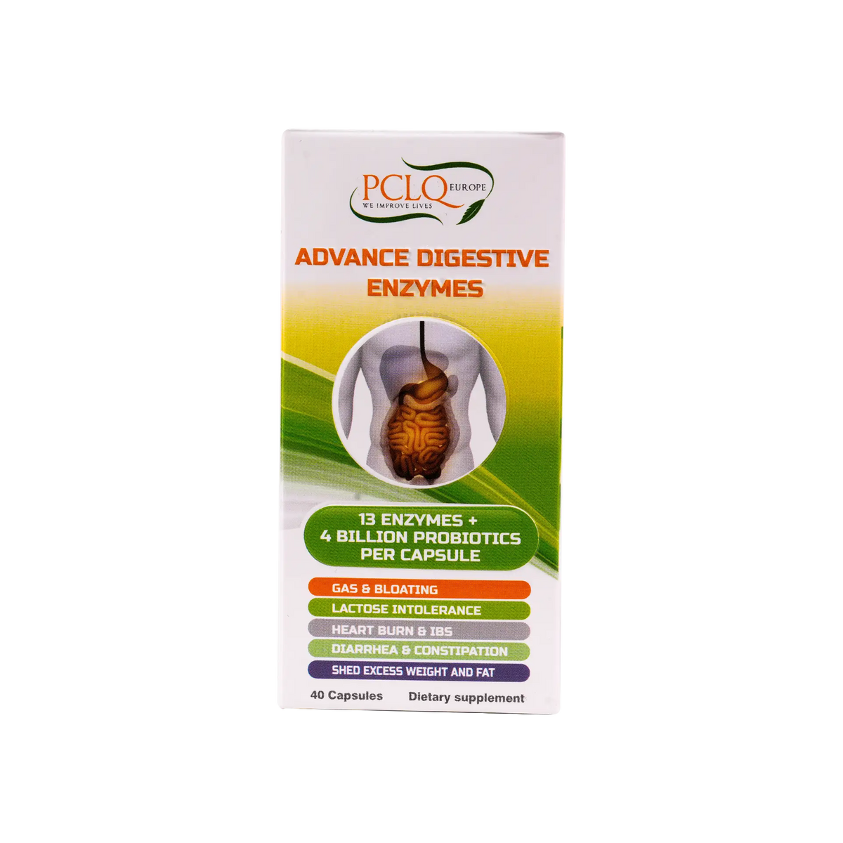 37754-PCLQ Advance Digestive Enzymes 40Cap