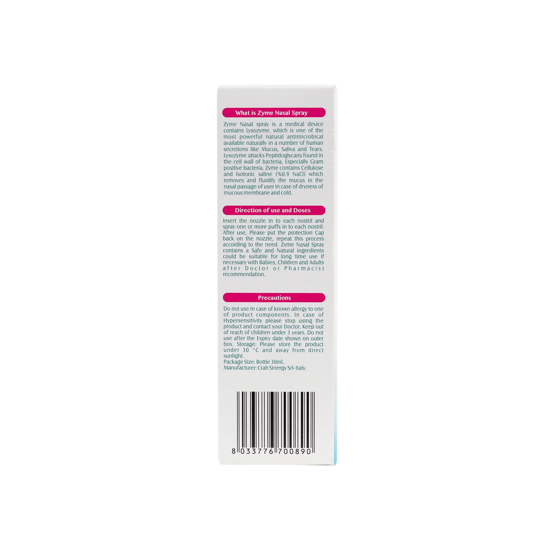 37775-Zyme Nasal Spray 30 Ml +2