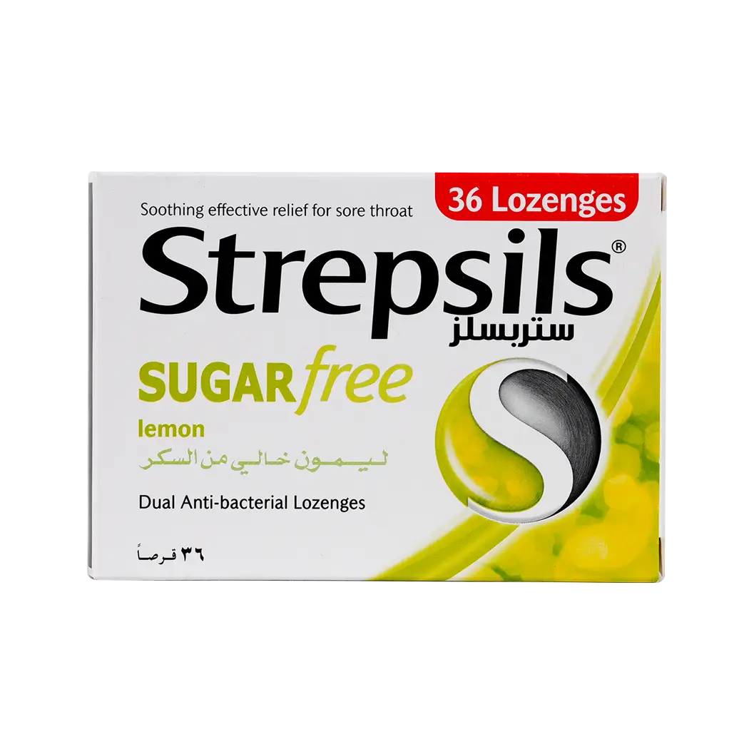 Strepsils Lemon Sugar Free 36 Loz