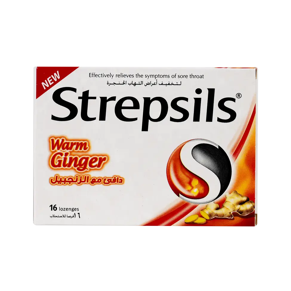 Strepsils Warm Ginger 16Loz