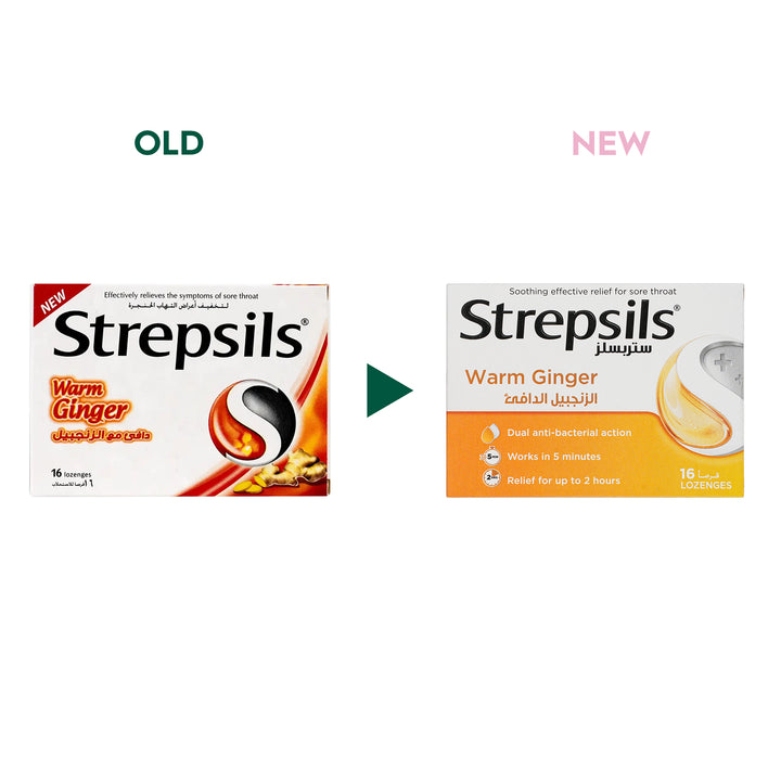 37883-Strepsils Warm Ginger 16Lozenges