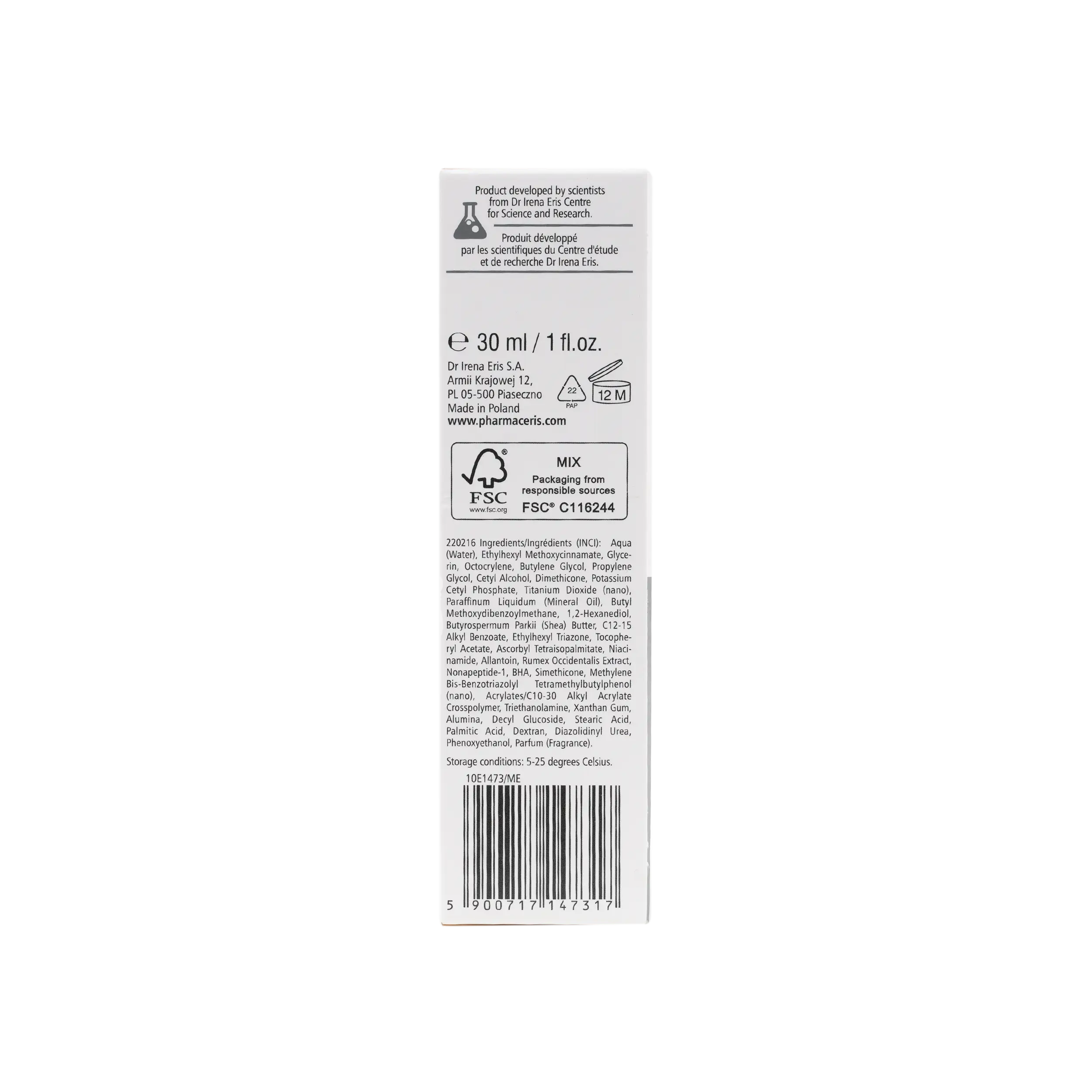 Pharmaceris Albucin Whiteniing SPF50 + Day Cream 30Ml