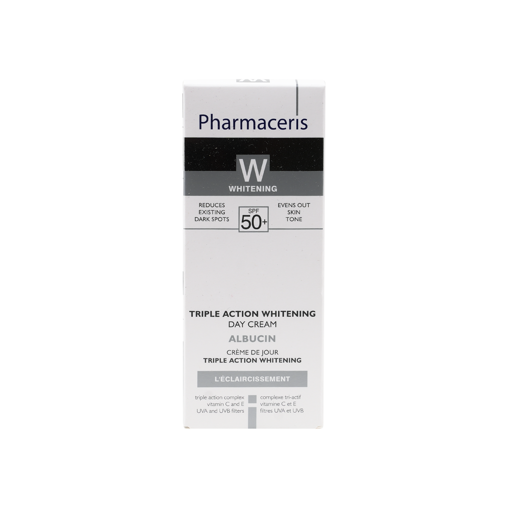 PHARMACERIS ALBUCIN WHITENIING SPF50+ DAY CREAM 30ML