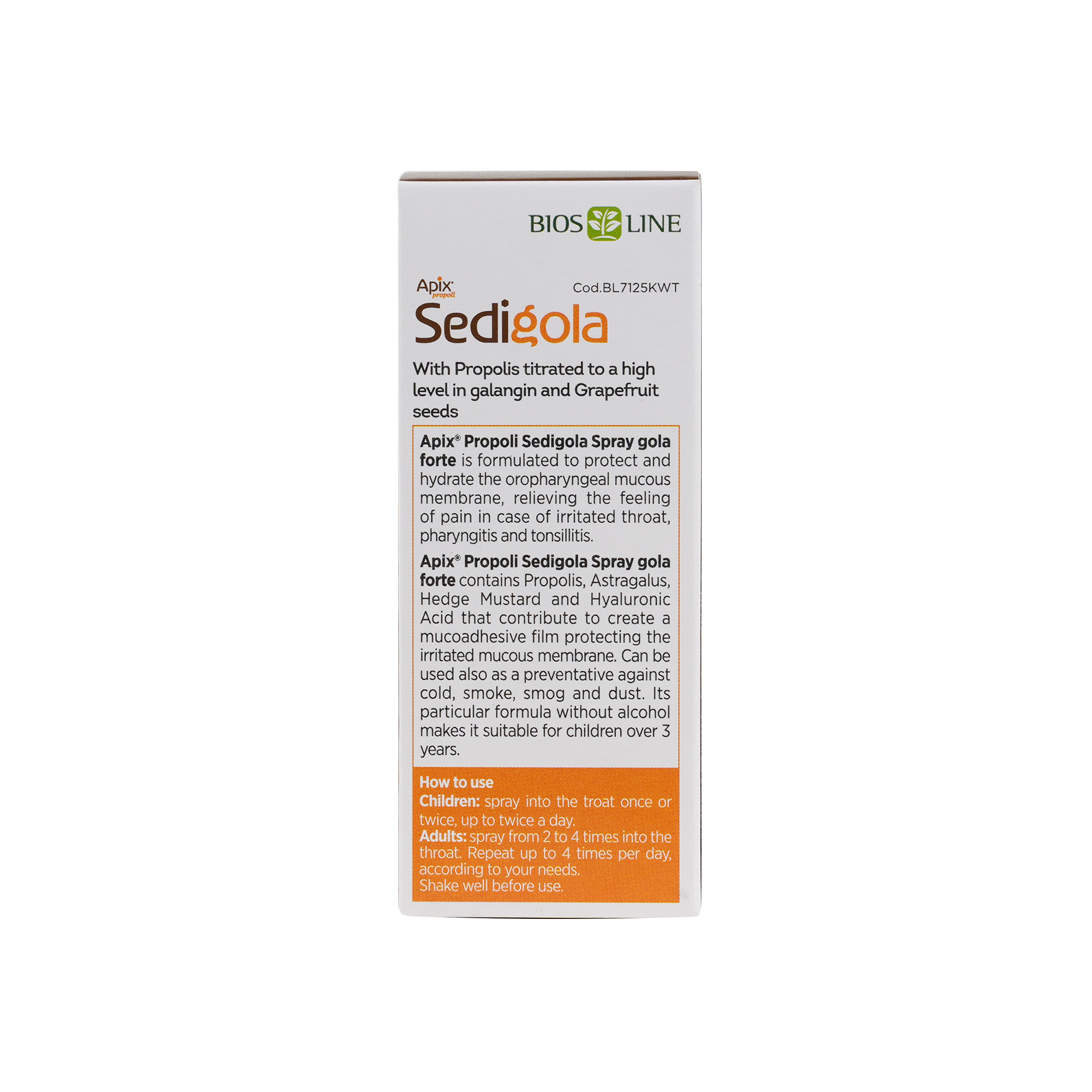 APIX SEDIGOLA FORTE ORAL SPRAY 30ML