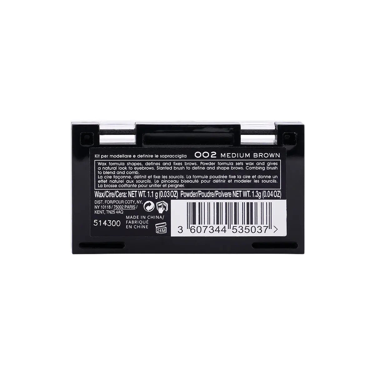 38071-Rimmel Brow This Way Palette–002 Medium Brown +3