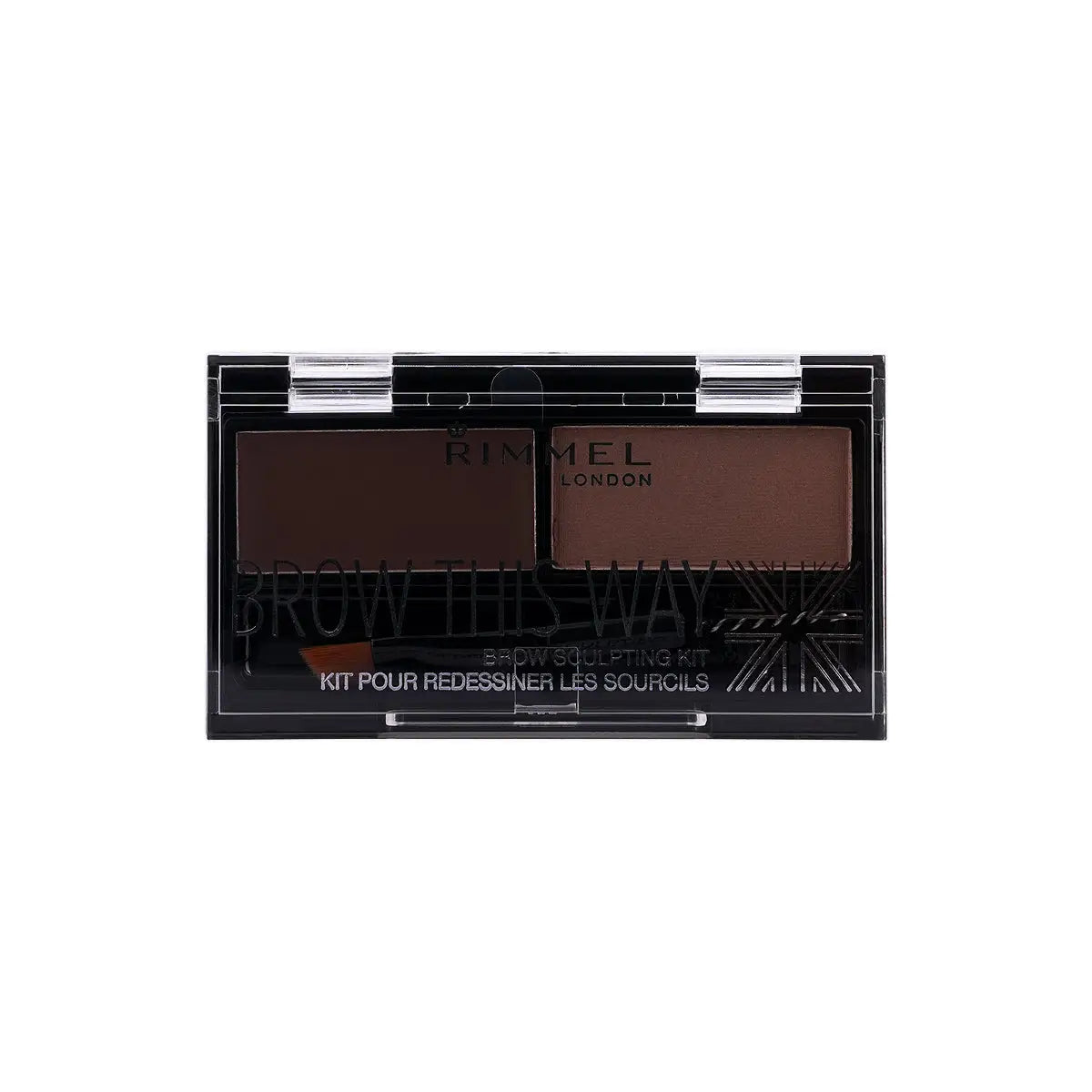 38072-Rimmel Brow This Way Palette–003 Dark Brown