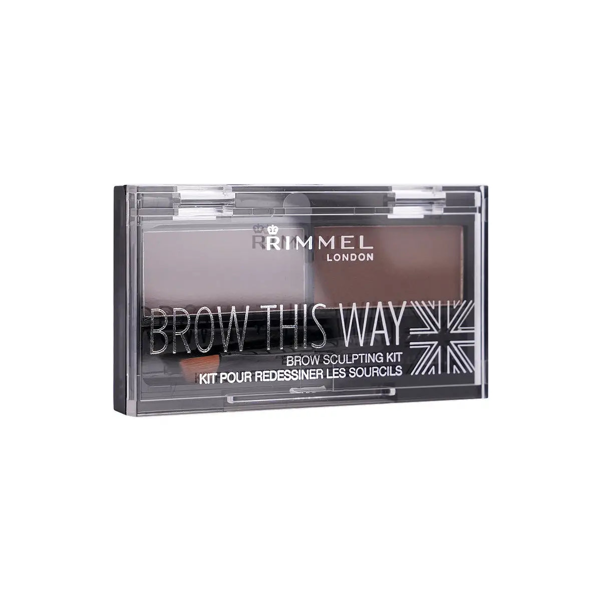 38072-Rimmel Brow This Way Palette–003 Dark Brown +1