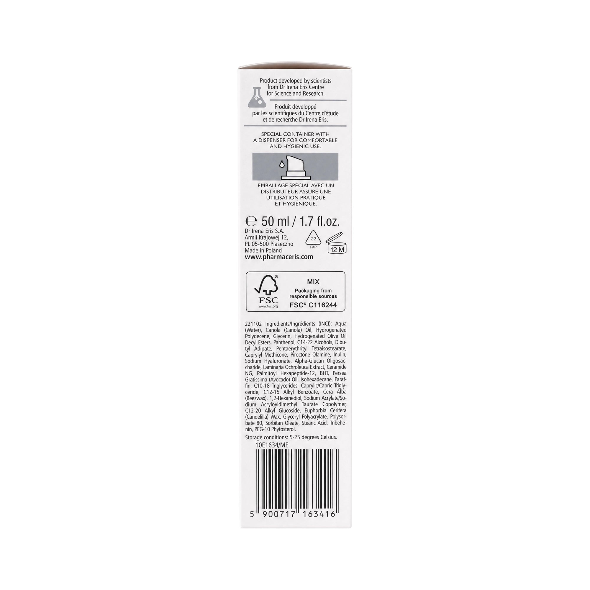 38085-Pharmaceris Lipo Sensilium Face Cream 50Ml +3