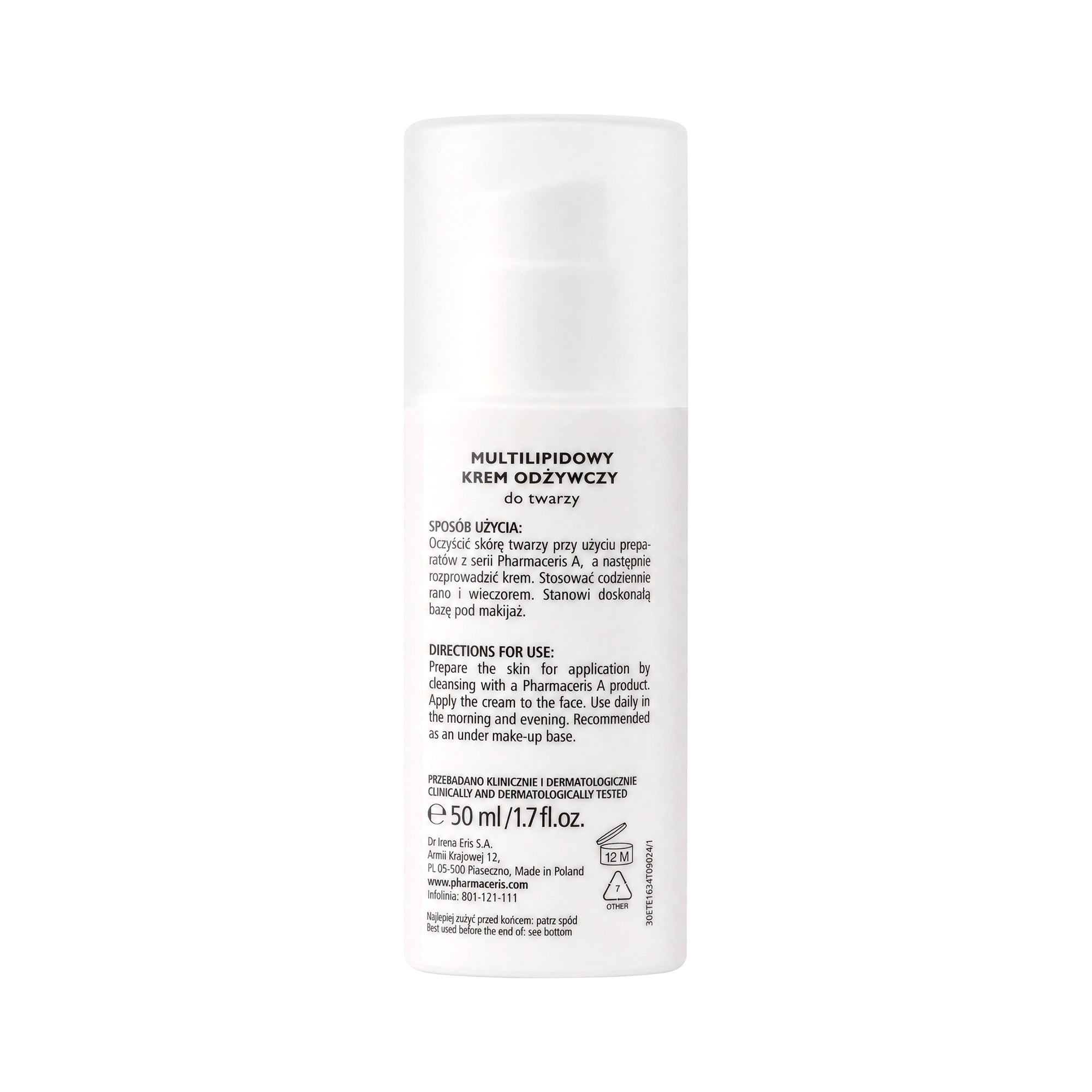 38085-Pharmaceris Lipo Sensilium Face Cream 50Ml +6