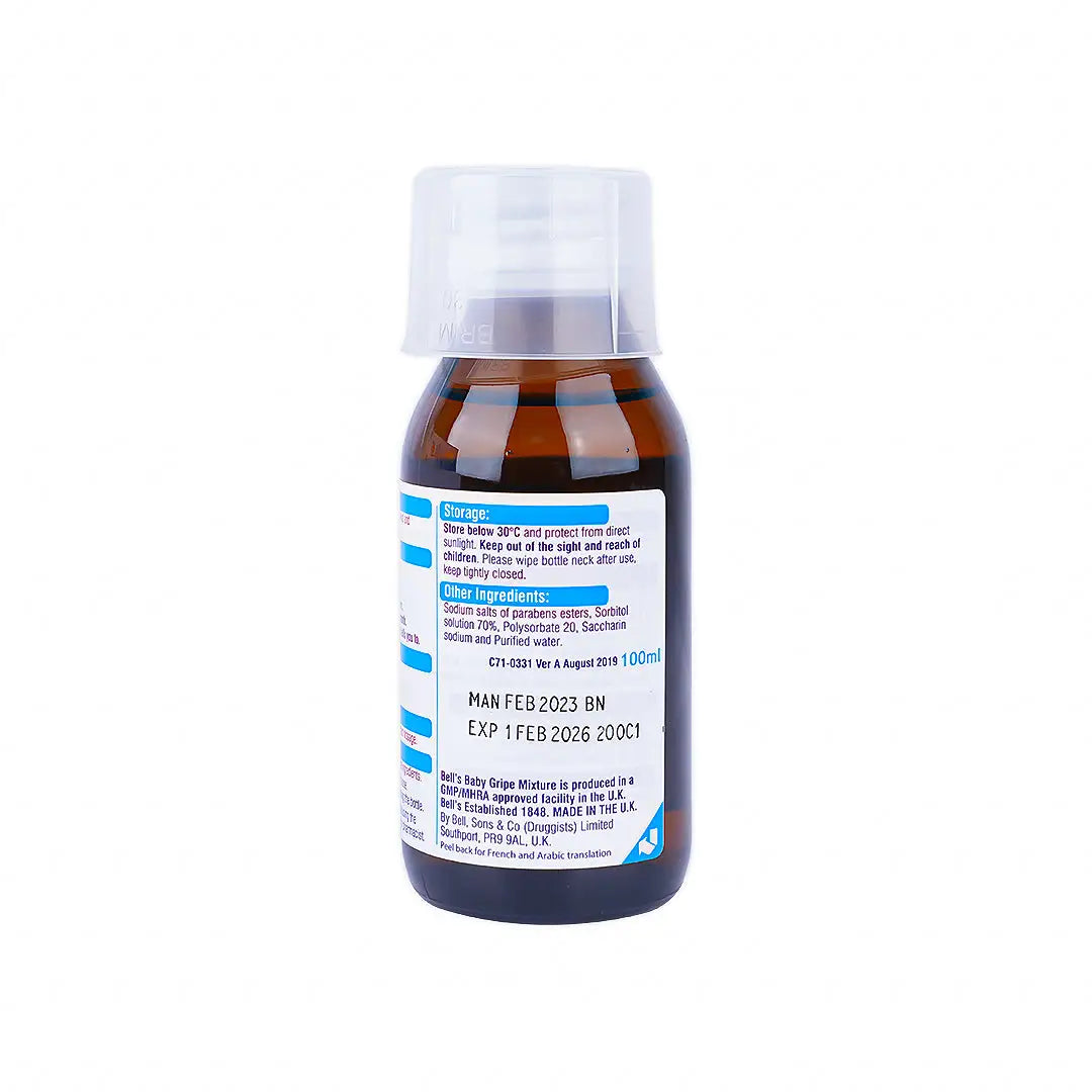 38192-Bells Baby Gripe Mixture 100ml +4