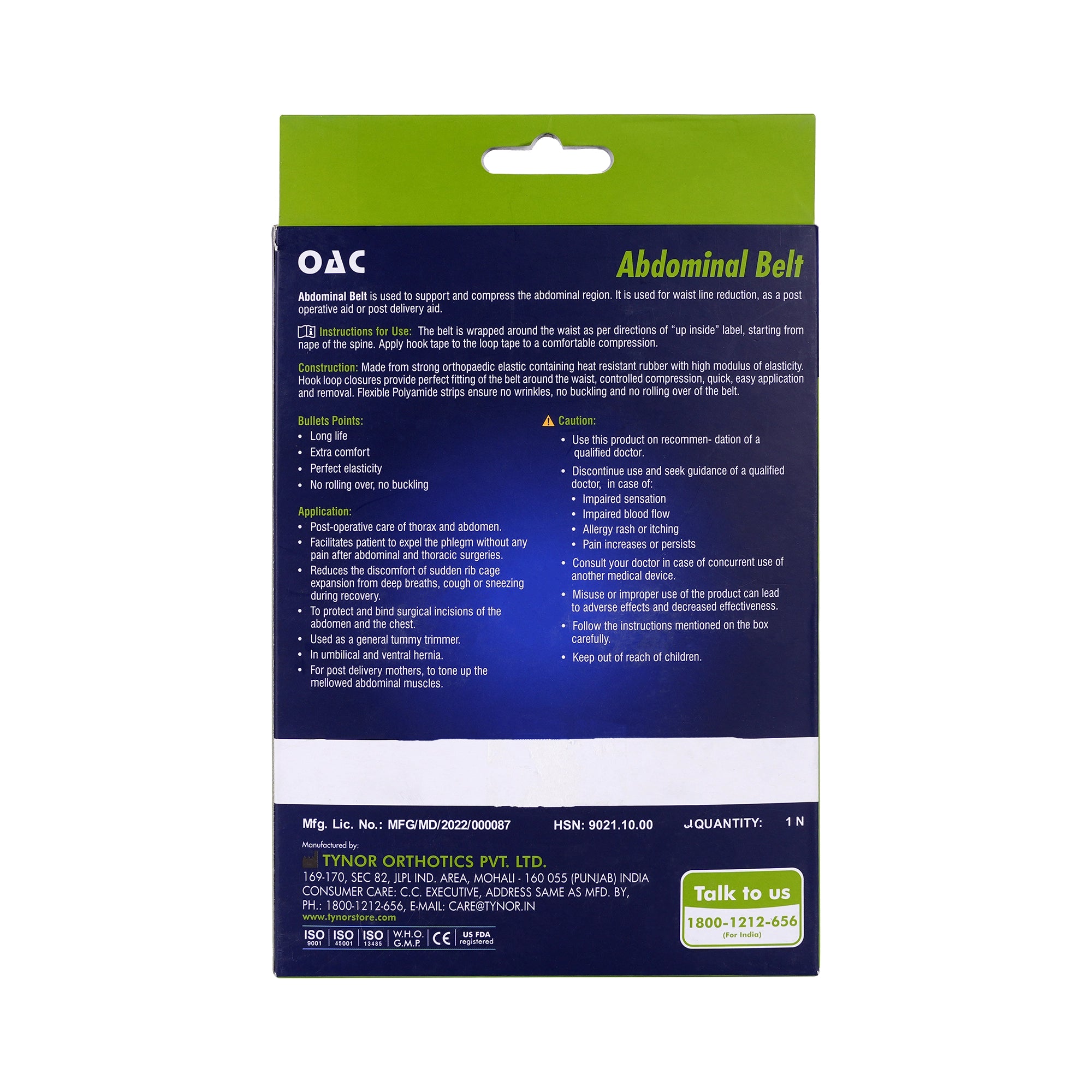 38196-Tynor Abdominal Belt OAC-L03 L +1