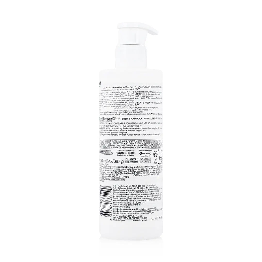 38225-Vichy Dercos Anti Dandruff DS Normal To Oily Shampoo 390Ml +1