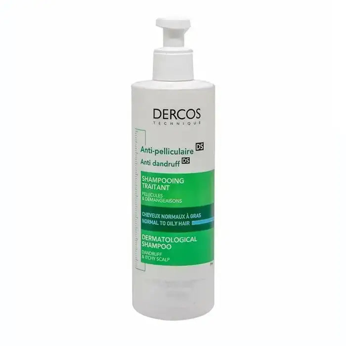 VICHY DERCOS ANTI DANDRUFF DS NORMAL TO OILY SHAMPOO 390ML