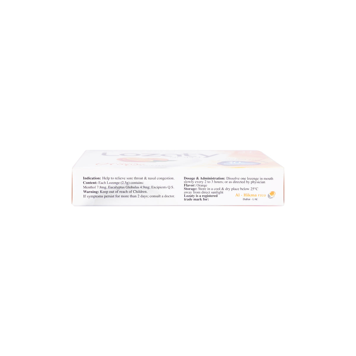 38229-Lozaty Orange 24Lozenges +1