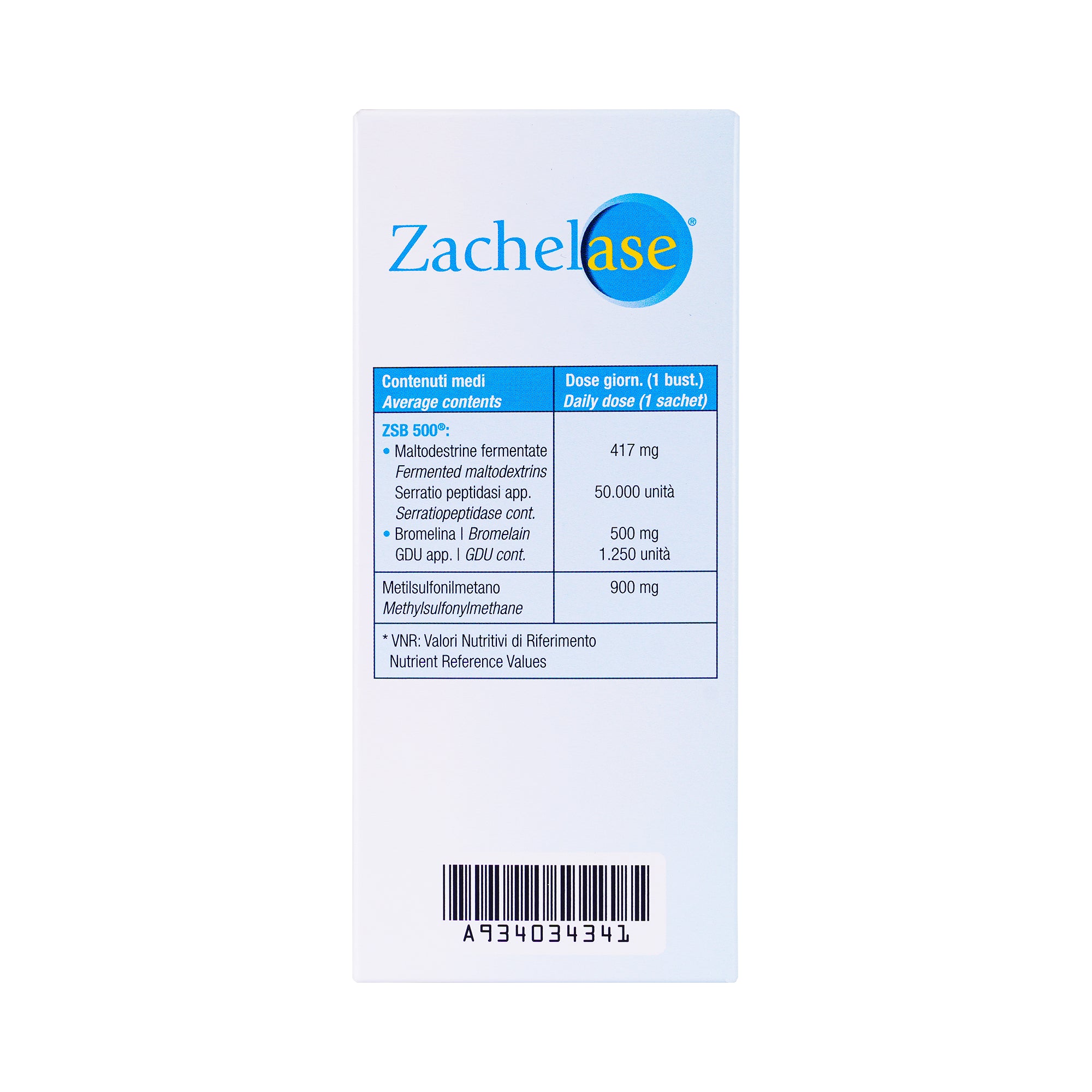38242-Zachelase 20 Sachets +3