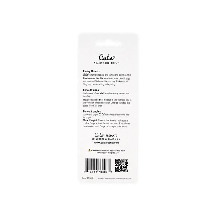 38282-Cala Nail Emery Boards 10Pcs +1