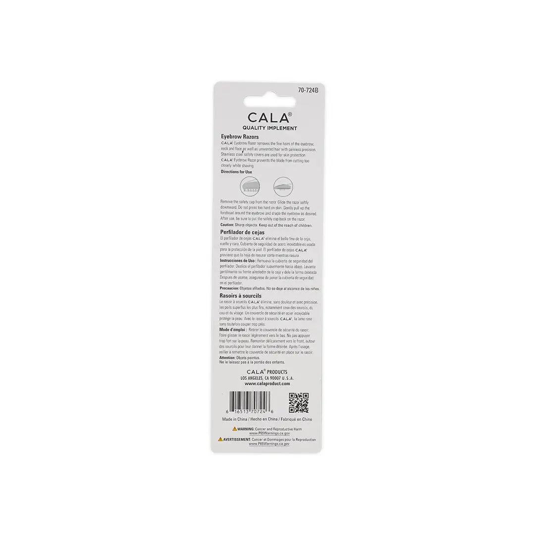 Cala Eye Brow Razor 2Pcs-70-724B