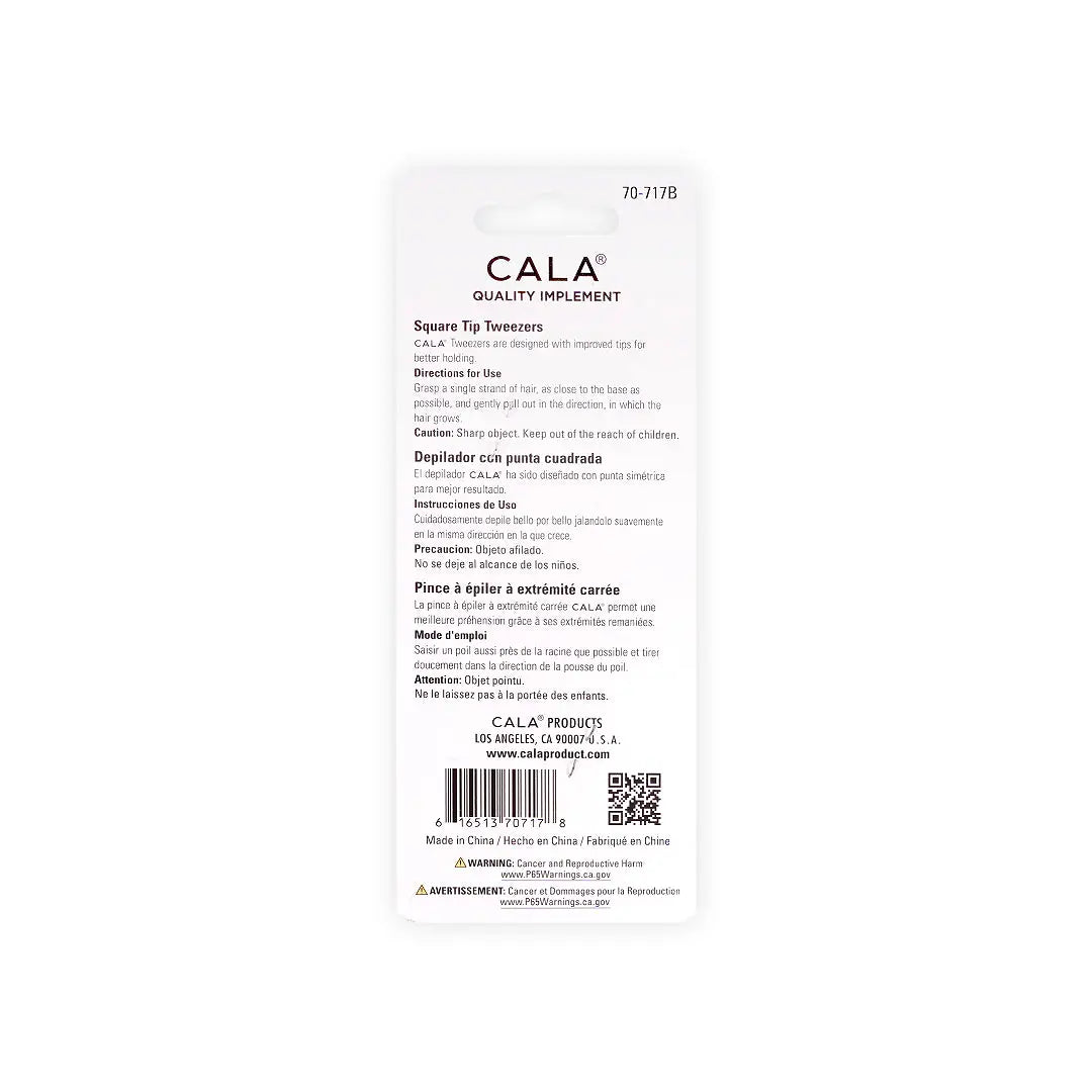 38291-Cala  Square Tip Tweezers +1