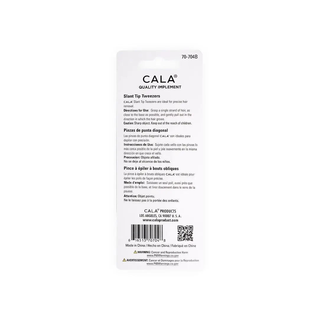 Cala Face Slant Tip Tweezers-70-704B