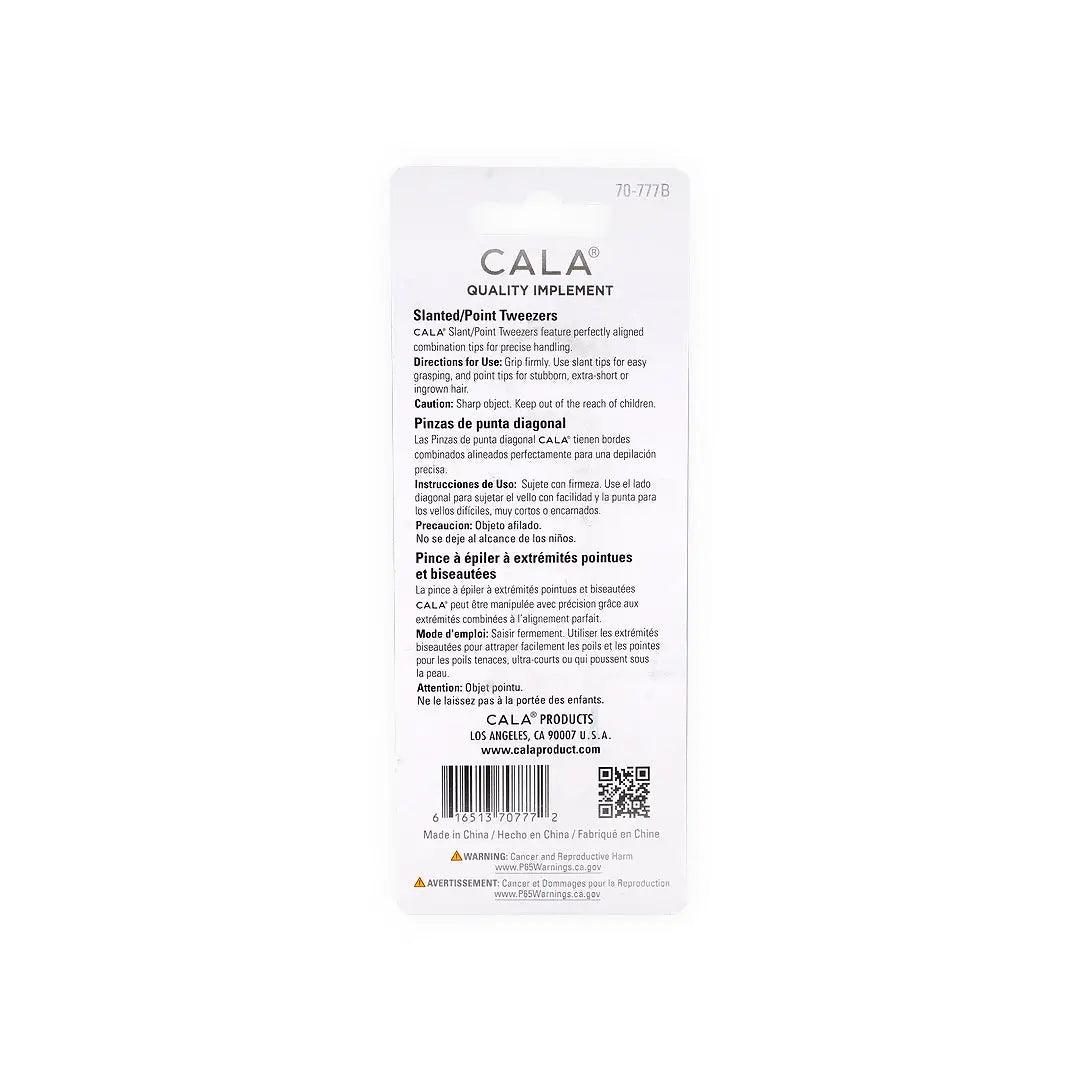 Cala Slanted/Point Tweezers-70-777B