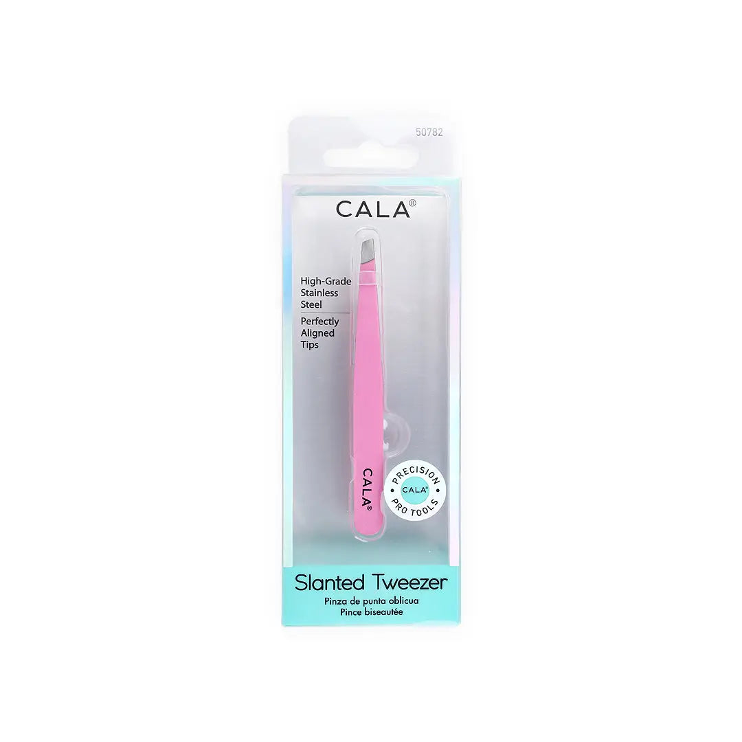 38308-Cala Slanted Tweezer Pink