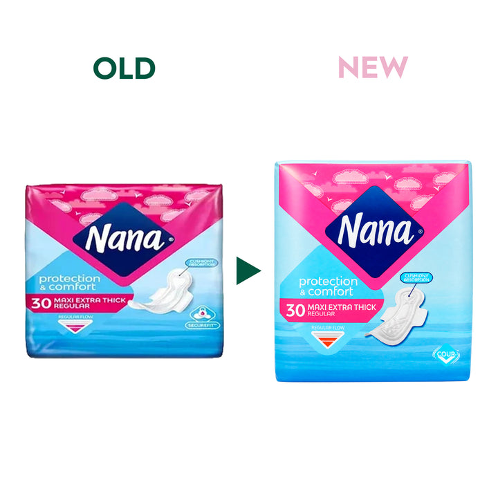 38314-Nana Maxi Extra Thick Regular Wings 30Pcs 