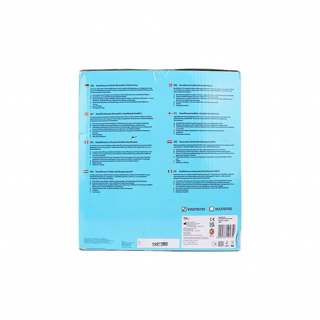 Vicks Humidifier Sweet Dreams Ultrasonic Cool Mist 3.8L-575