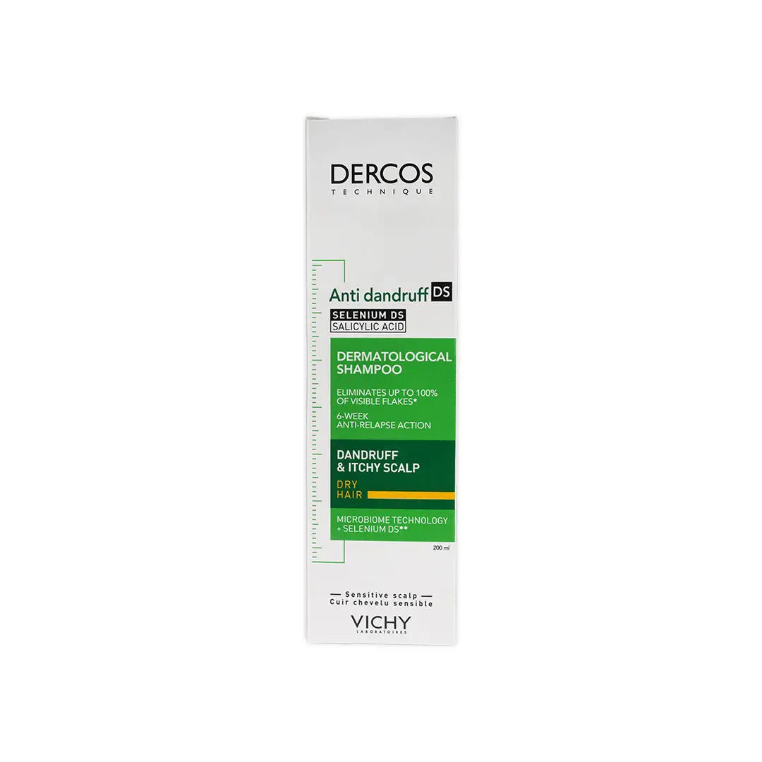38326-Vichy Dercos Anti-Dandruff DS Dry Hair Shampoo 200ml +6