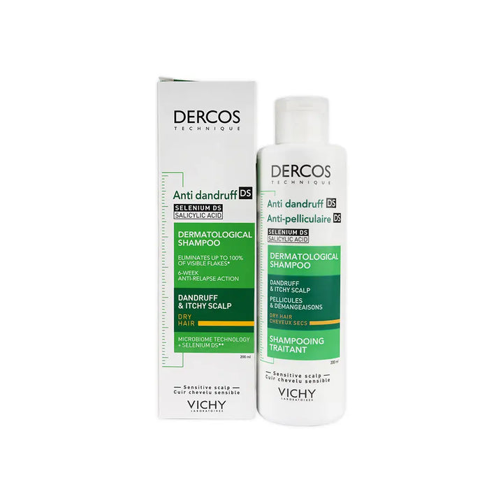 38326-Vichy Dercos Anti-Dandruff DS Dry Hair Shampoo 200ml +1
