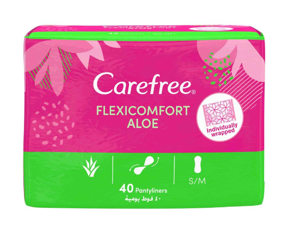 CAREFREE FLEXI COMFORT ALOE 40PADS