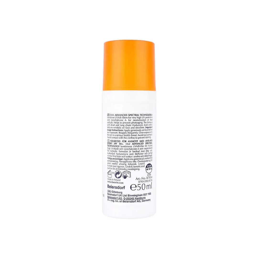 Eucerin Photoaging Control SPF50 Sun Fulid 50Ml
